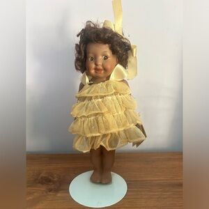 Vintage Jeannie Di Mauro Doll Ceramic 8”
